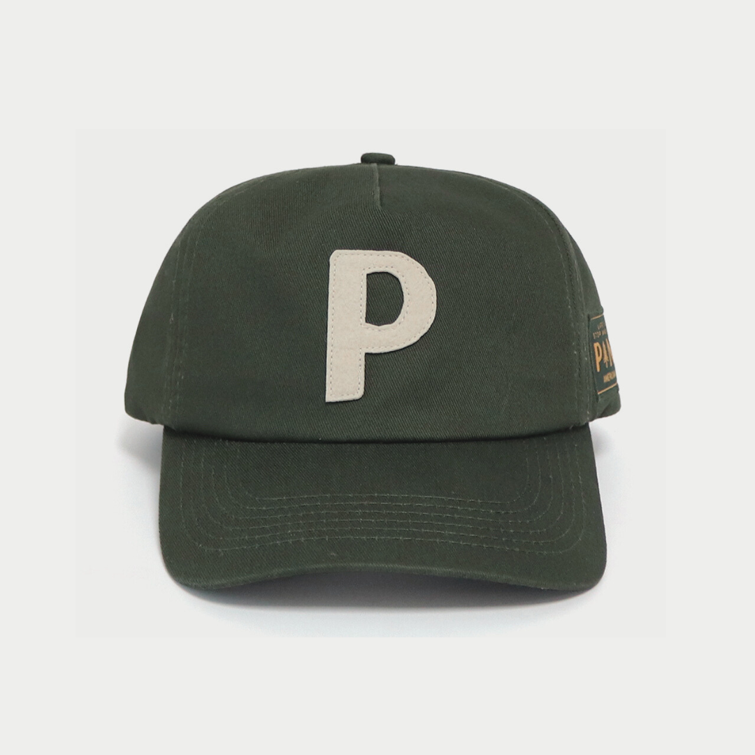 Canvas Letter Cap (Forest)