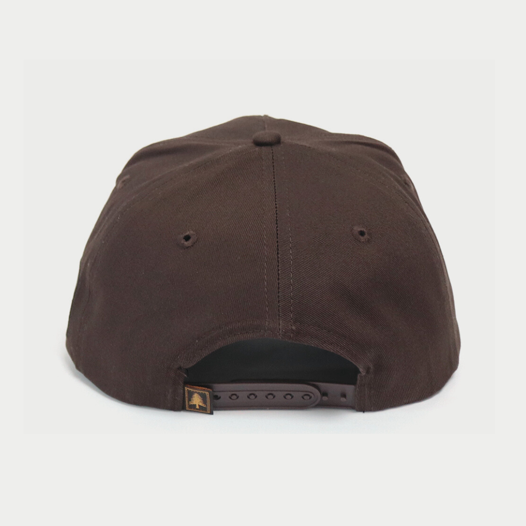 Canvas Letter Cap - Brown