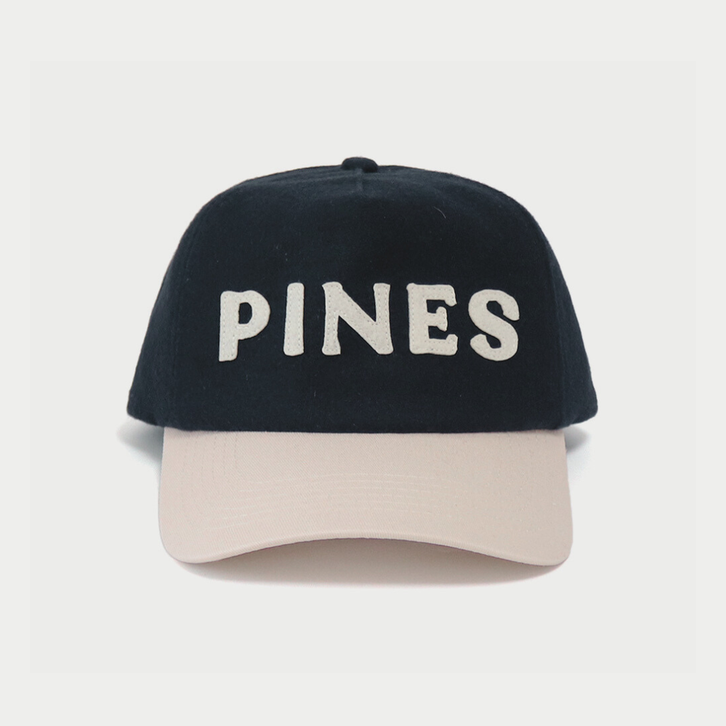Wool Cap - Navy / Oat
