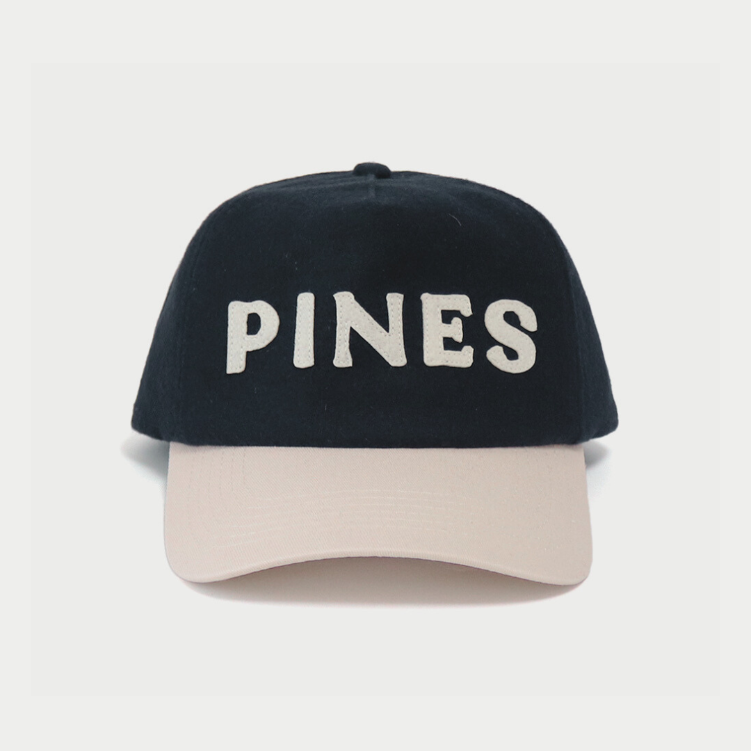 Wool Cap - Navy / Oat