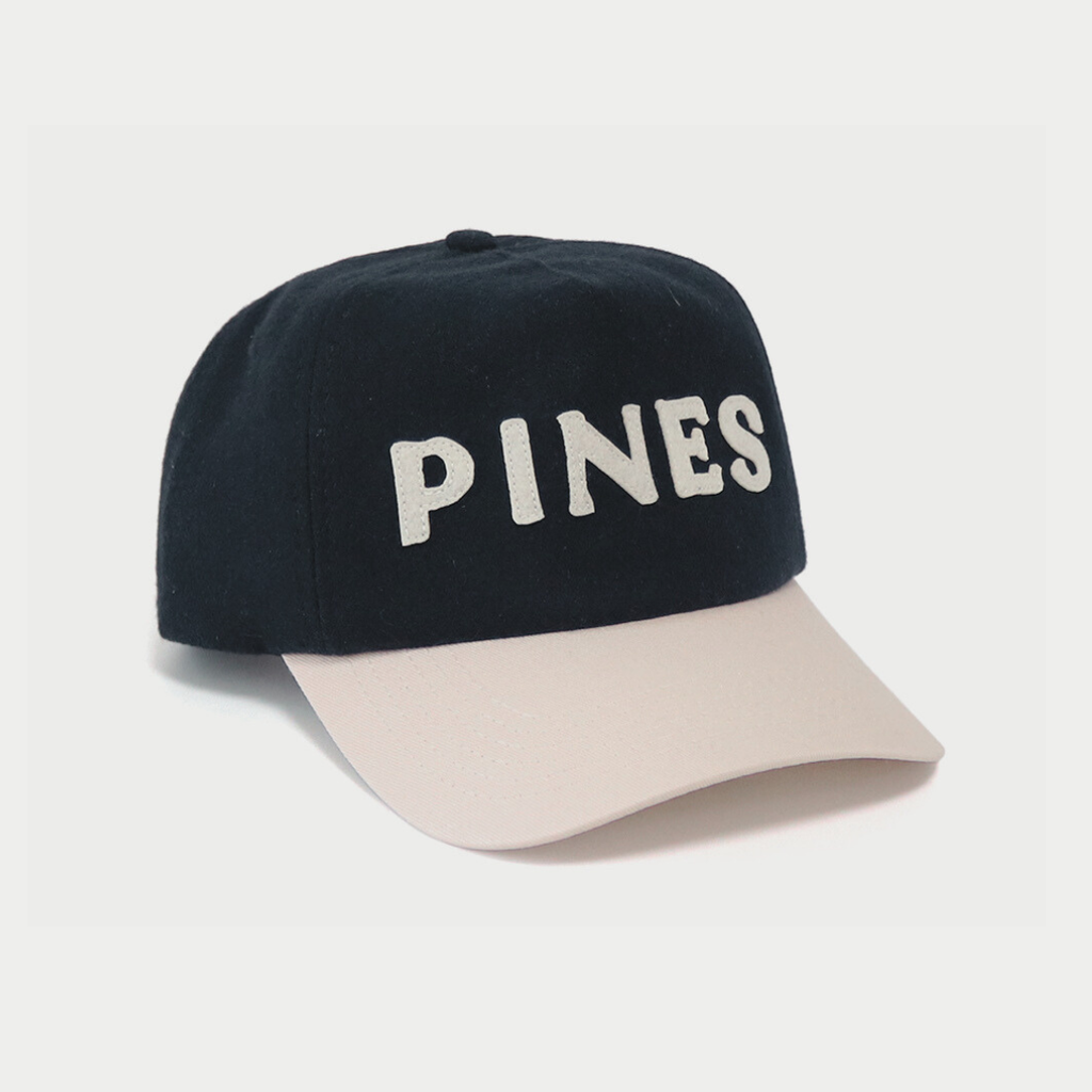 Wool Cap - Navy / Oat