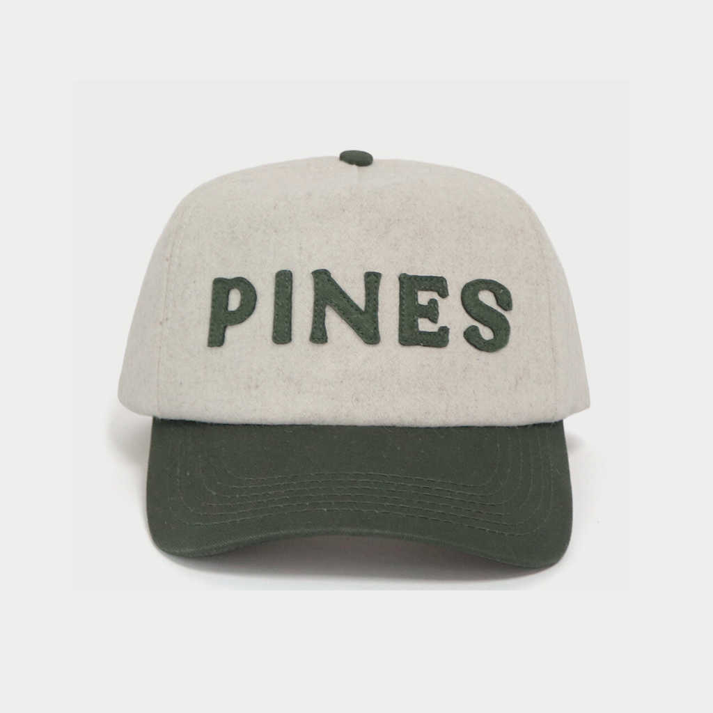 Wool Cap - Oat / Forest