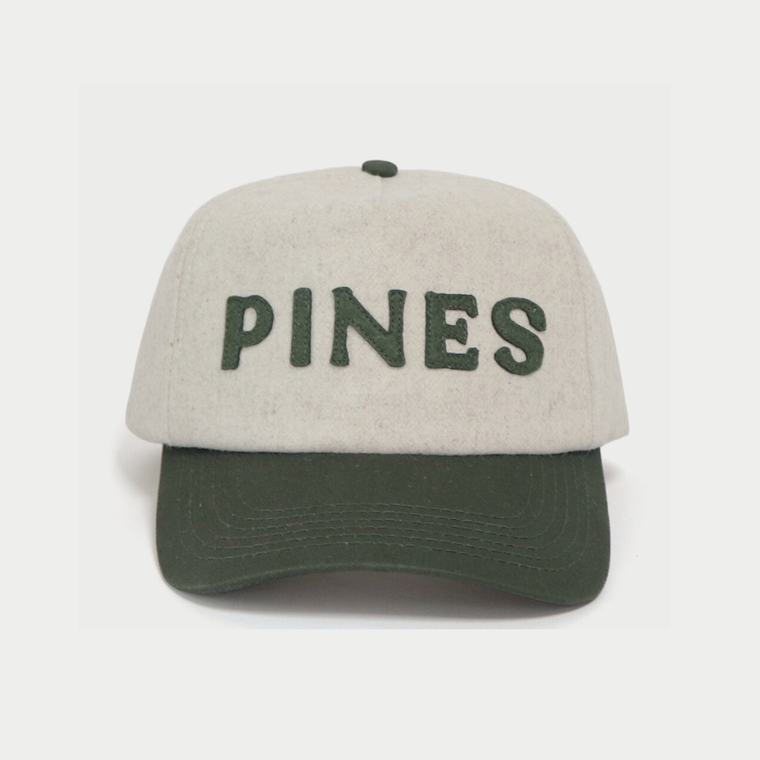 Wool Cap - Oat / Forest