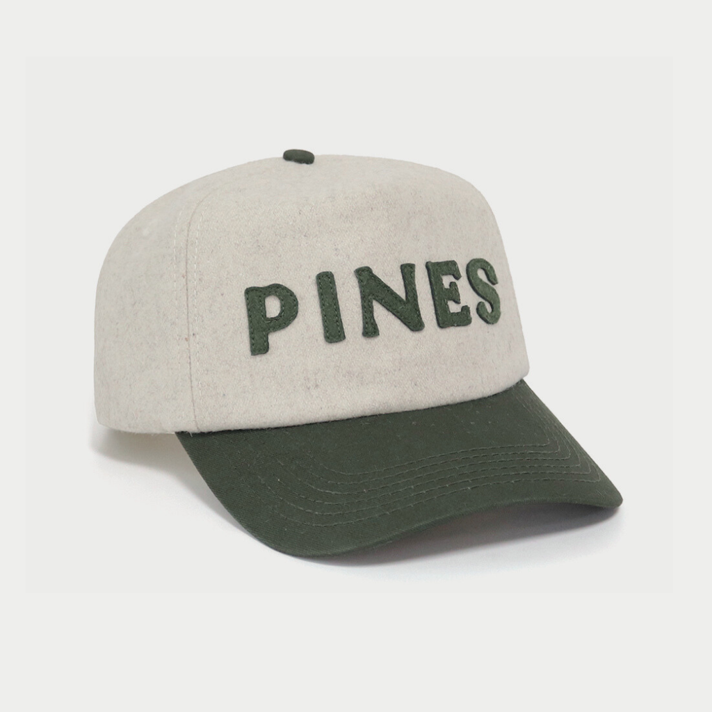 Wool Cap - Oat / Forest
