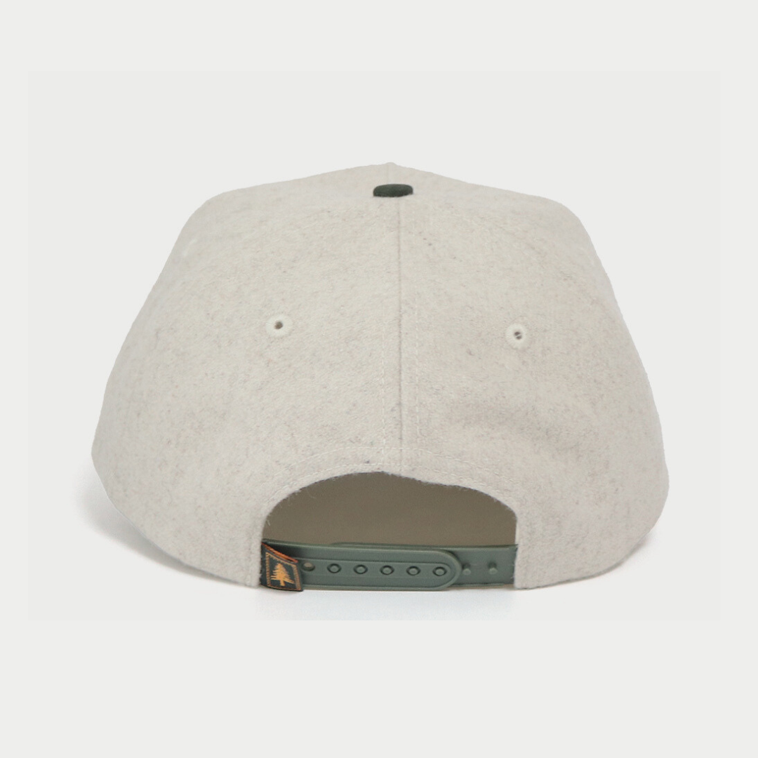 Wool Cap - Oat / Forest