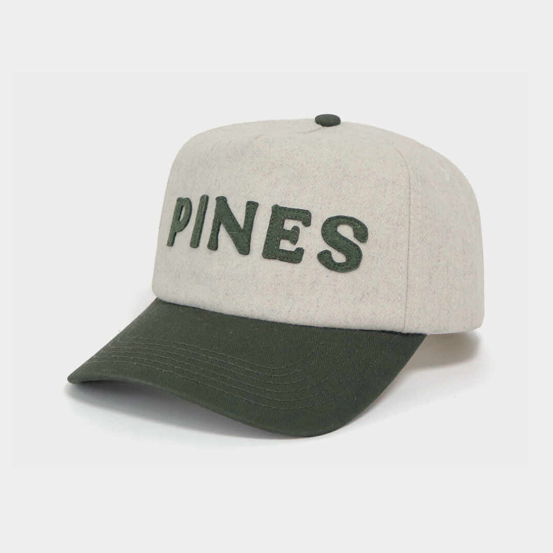 Wool Cap - Oat / Forest