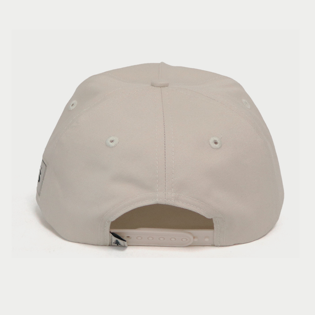 Canvas Letter Cap - Tan