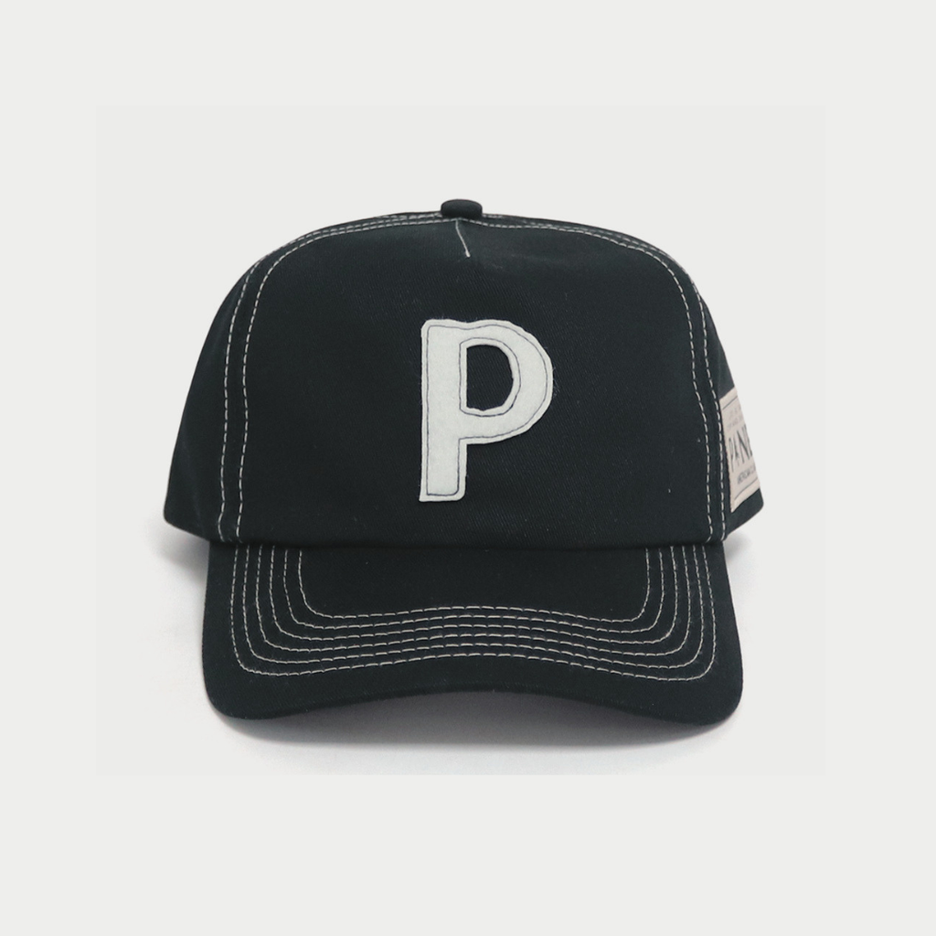 Canvas Letter Cap - Black