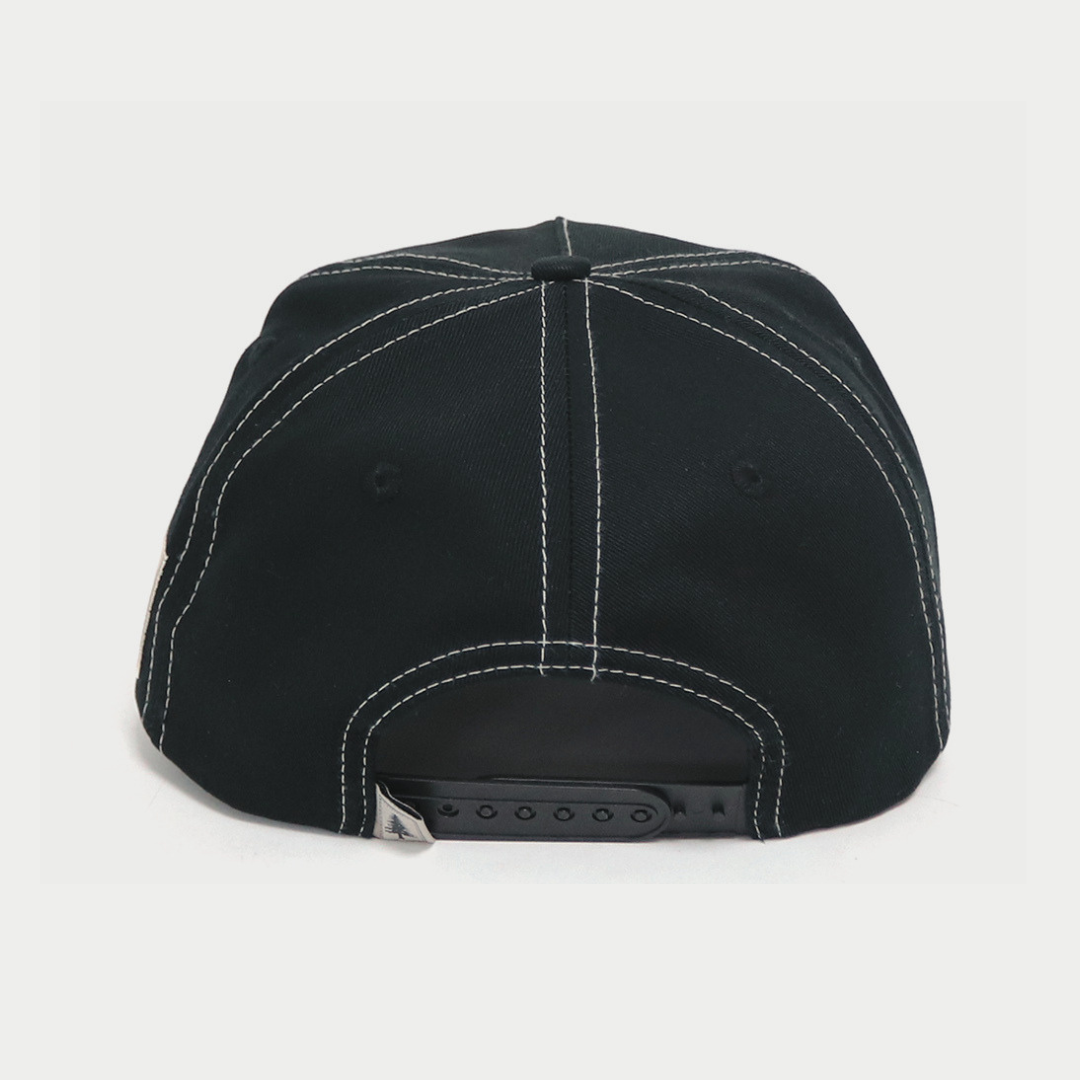 Canvas Letter Cap - Black
