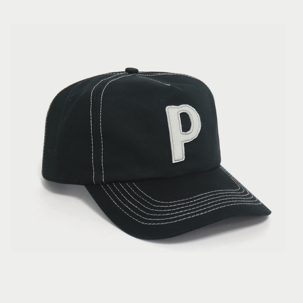 Canvas Letter Cap - Black