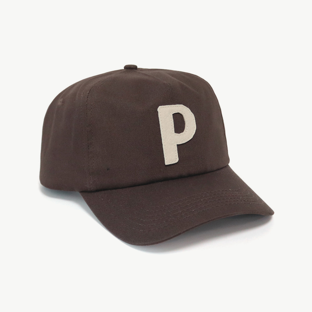 Letter Cap - Brown