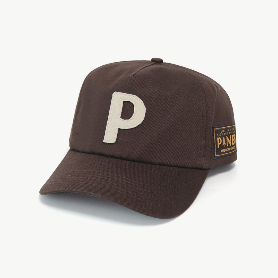 Letter Cap - Brown