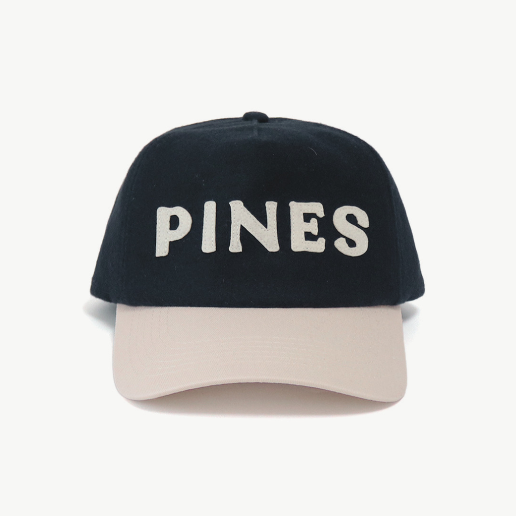 Wool Cap - Navy / Oat