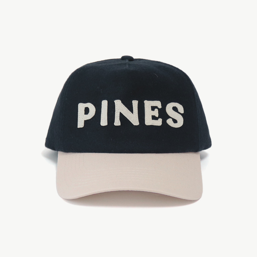Wool Cap - Navy / Oat