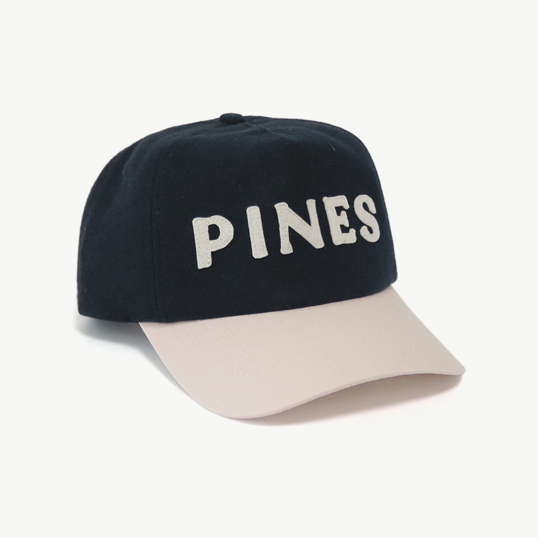 Wool Cap - Navy / Oat
