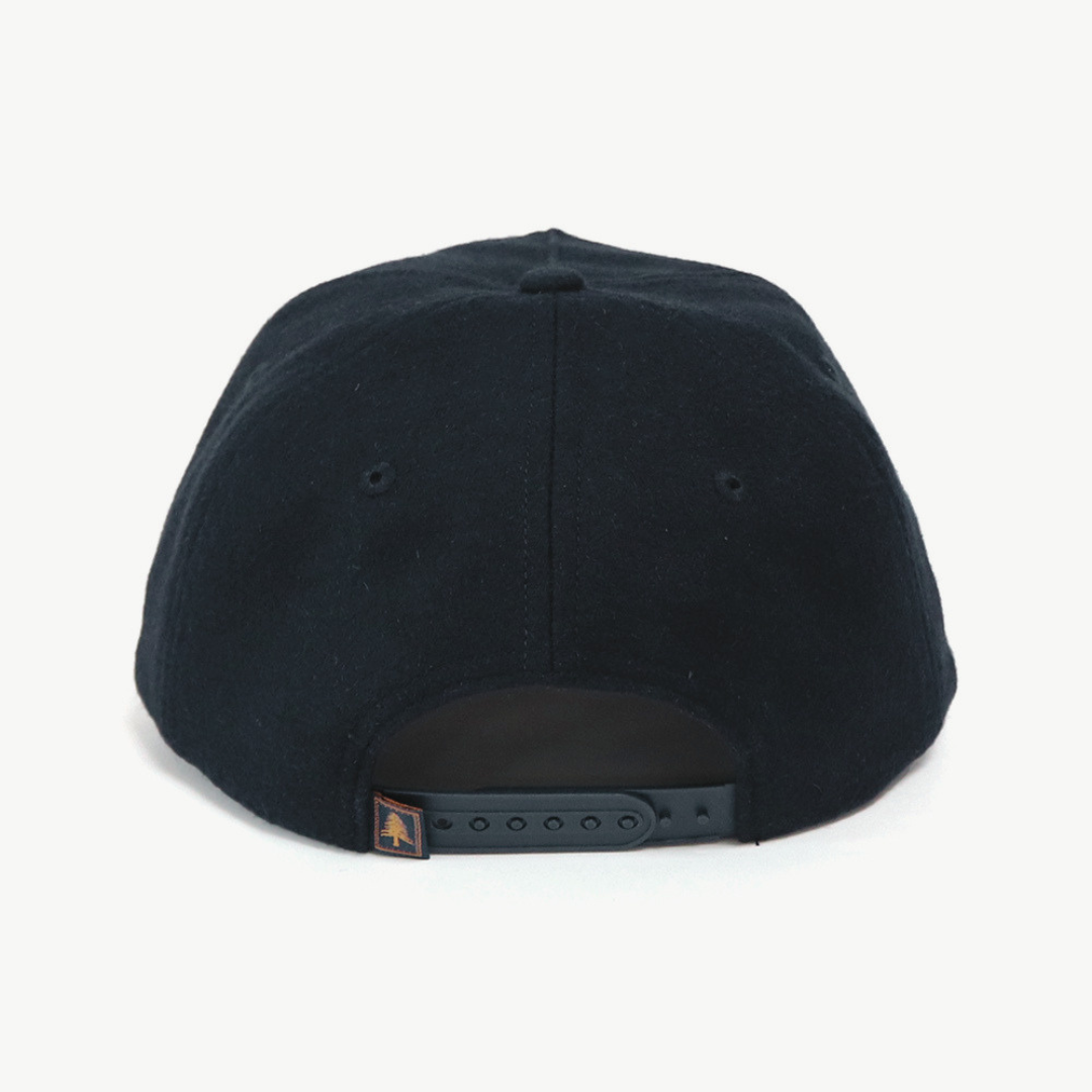 Wool Cap - Navy / Oat