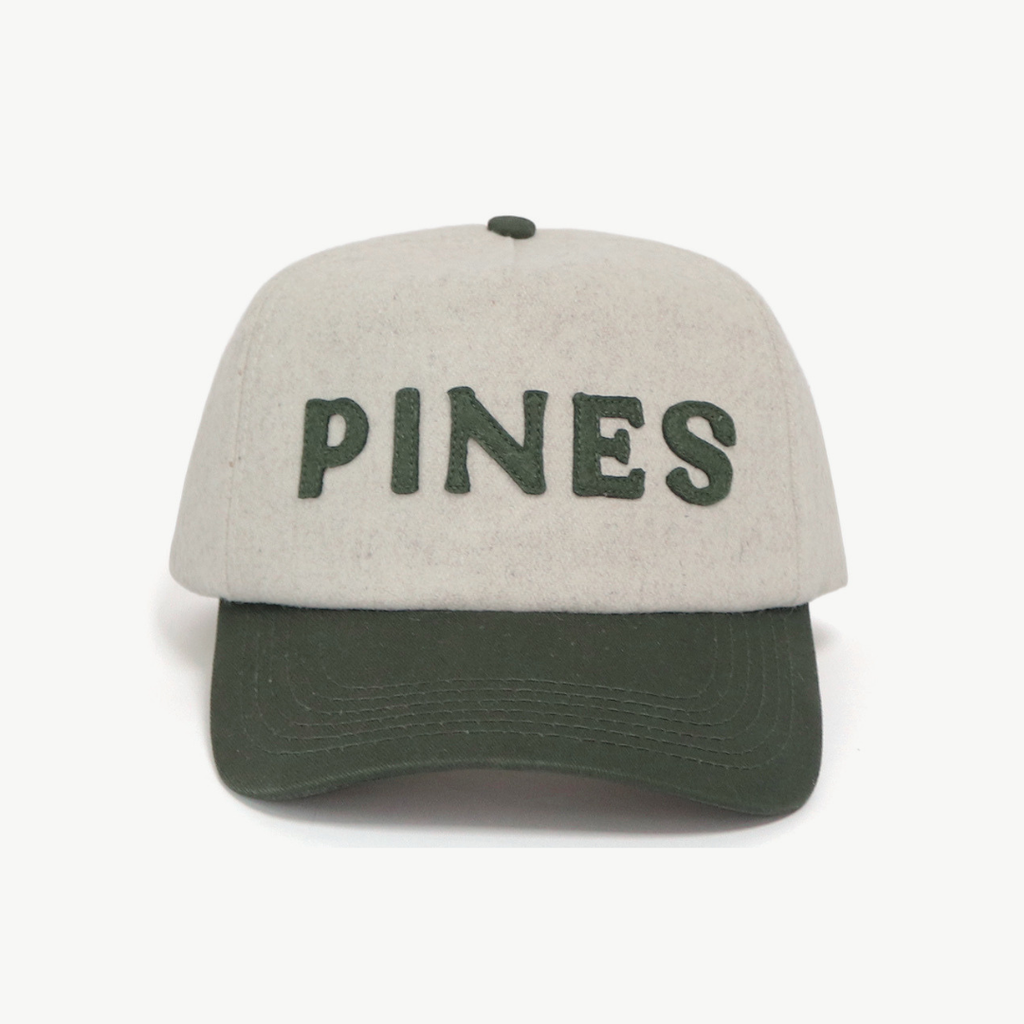 Wool Cap - Oat / Forest