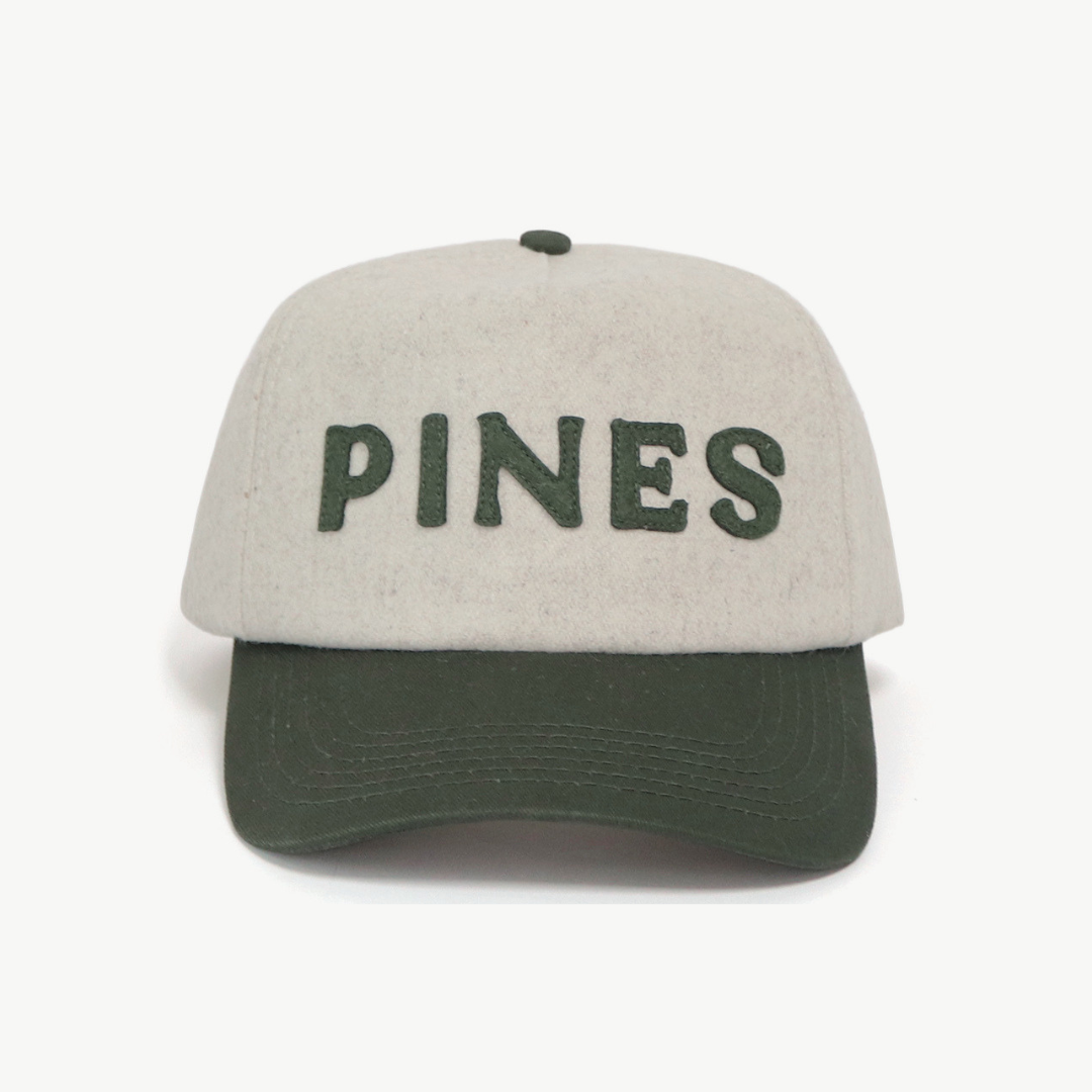 Wool Cap - Oat / Forest