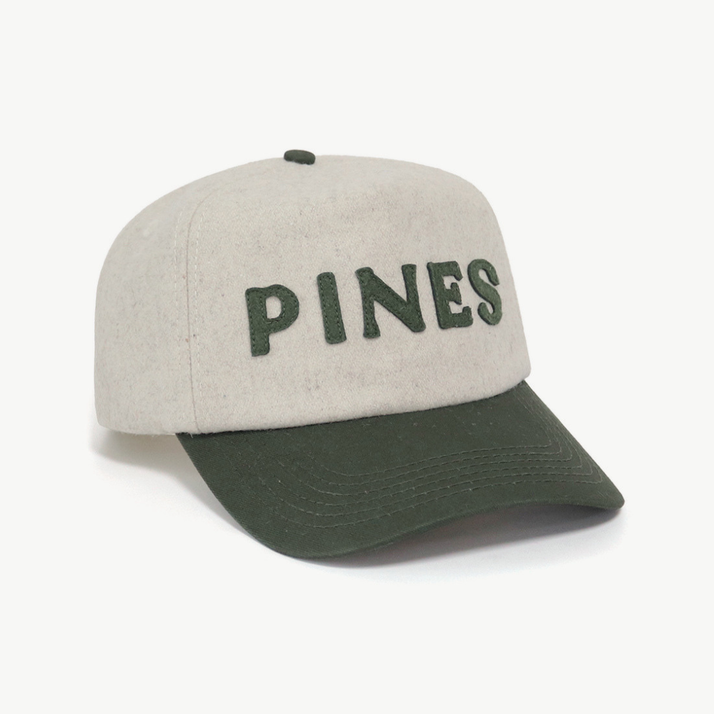 Wool Cap - Oat / Forest