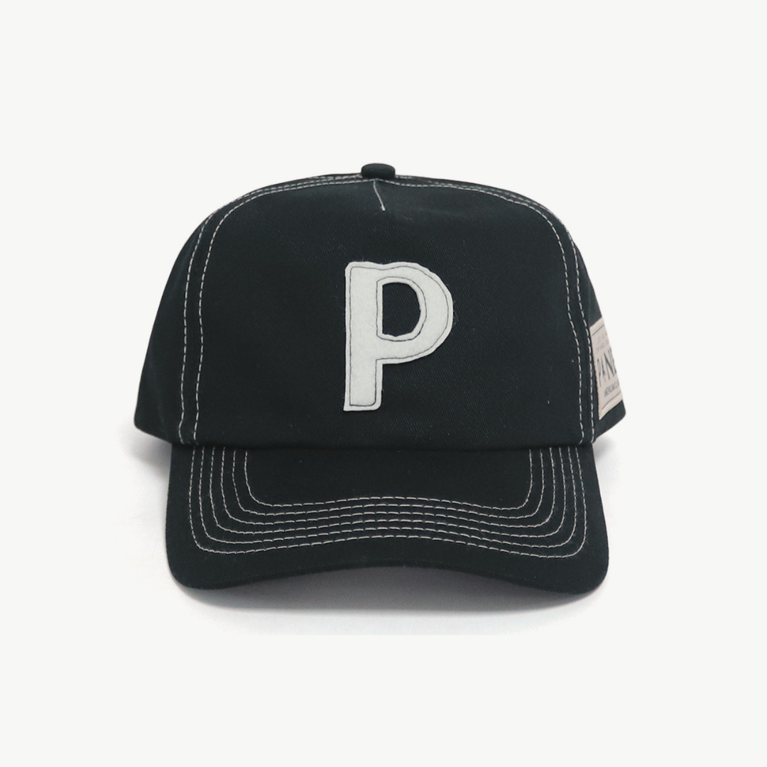 Letter Cap - Black