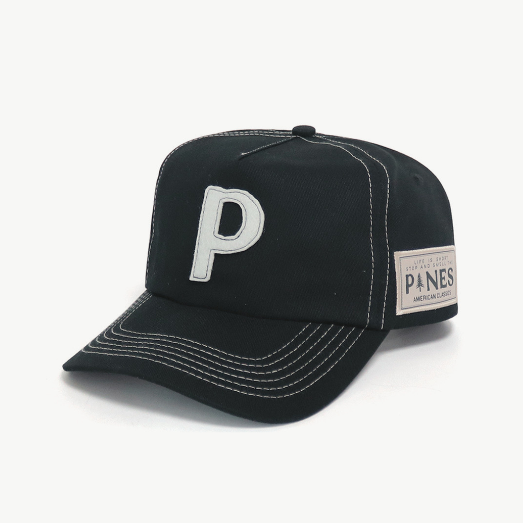Letter Cap - Black