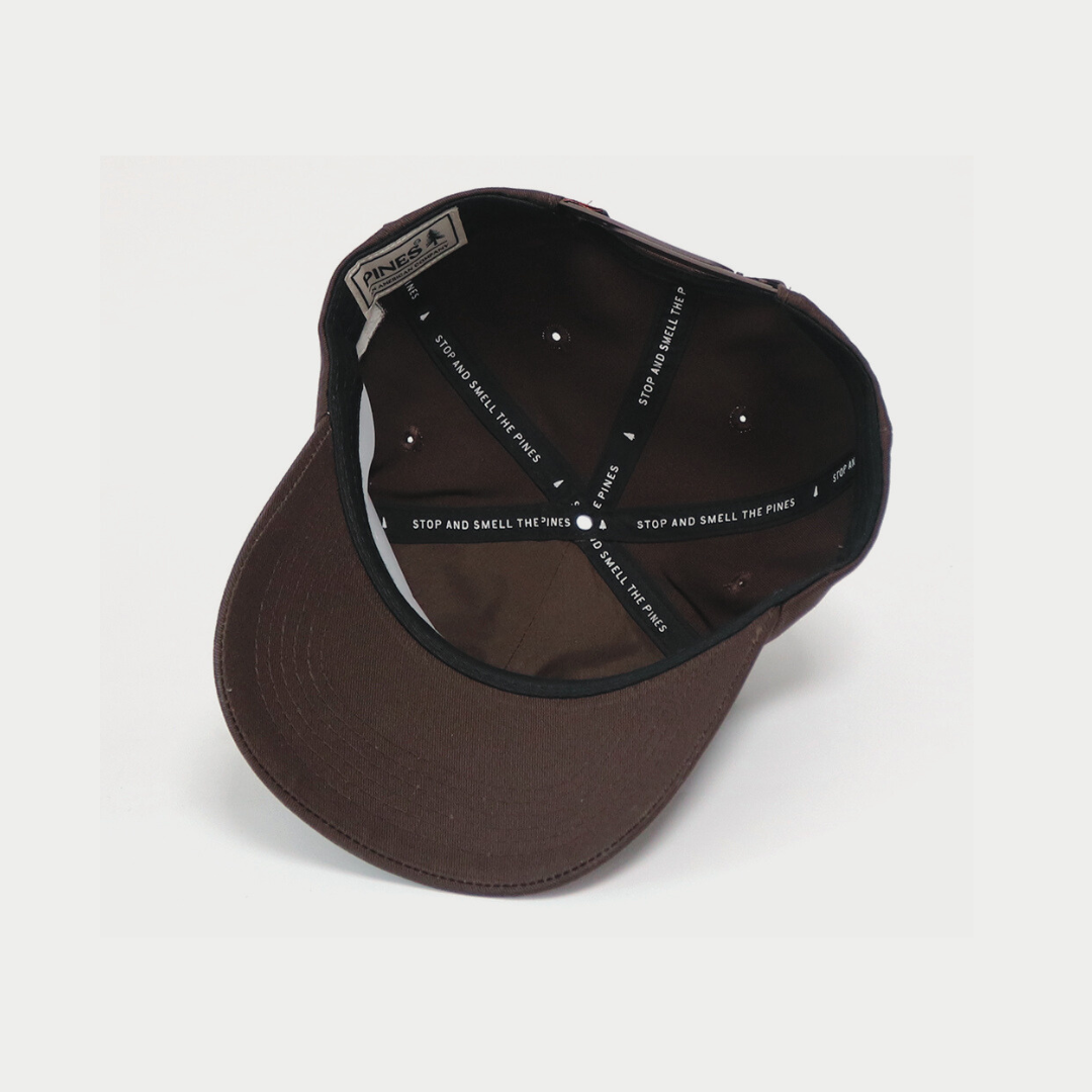 Canvas Letter Cap - Brown