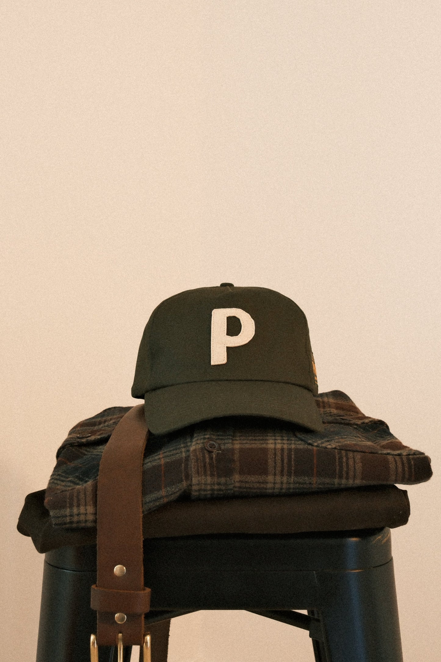 Canvas Letter Cap (Forest)