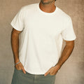 Short-Sleeve Cotton Tee - White