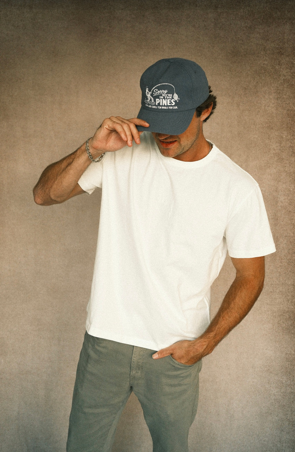 "Sorry" Cap - Washed Blue