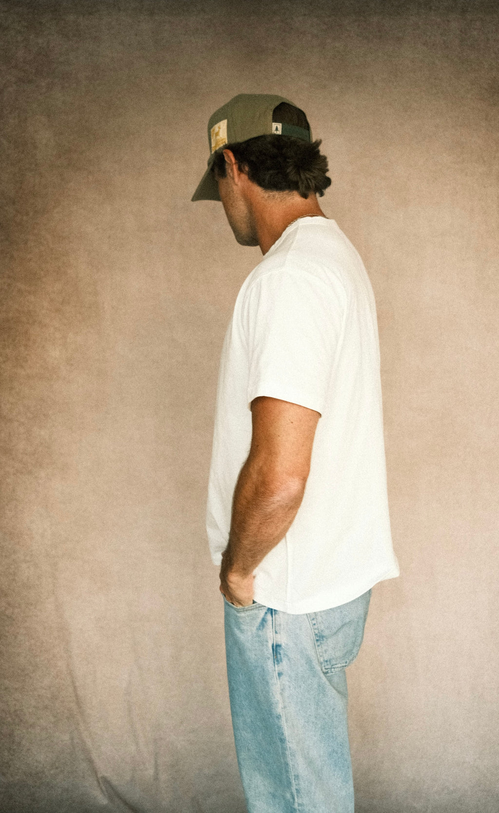 Short-Sleeve Cotton Tee - White
