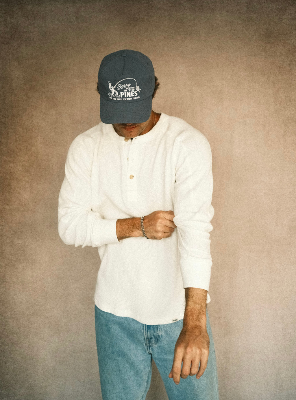 "Sorry" Cap - Washed Blue